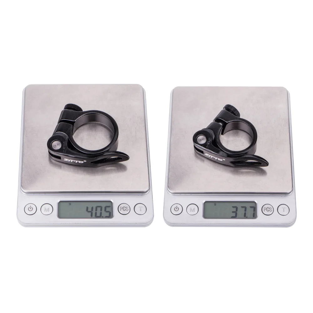 

ZTTO bicycle quick release lock seat tube clamp aluminum alloy saddle tube clamp road bike seat rod lock 3 sizes