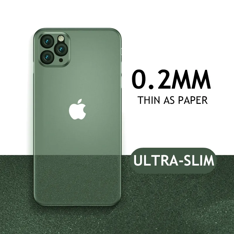 Чехол для iPhone 6 12Pro Max (разные модели) ультратонкий цвет на выбор|Бамперы| |