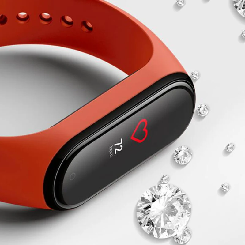 Защитная пленка для экрана Mi Band 3 4 Прозрачная мягкая защитная из ТПУ