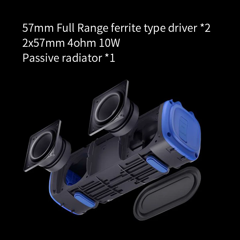 Портативный Bluetooth динамик Mi 16 Вт водостойкий IPX7|Портативные колонки| |