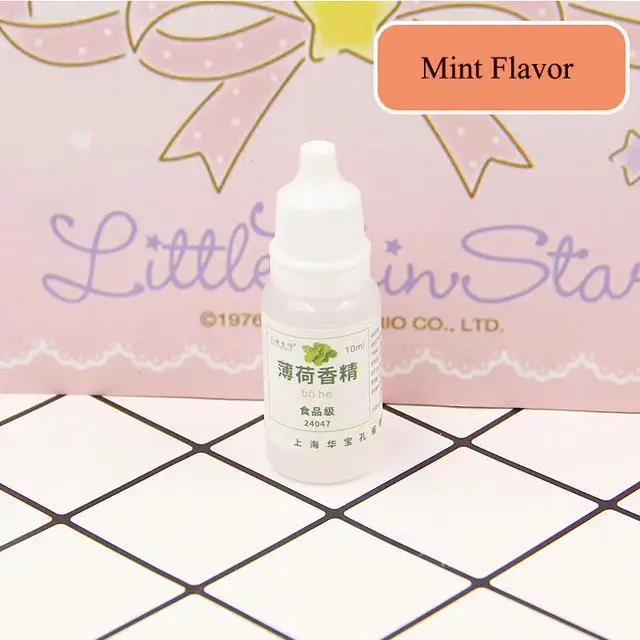 Mint Flavor 10 мл Diy ароматизатор для слизи Полимерная глина ароматизатор жидкая добавка клей для слизи амулеты фруктовый аромат ароматизаторы аксессуары амулеты наборы - Цвет: Mint Flavor