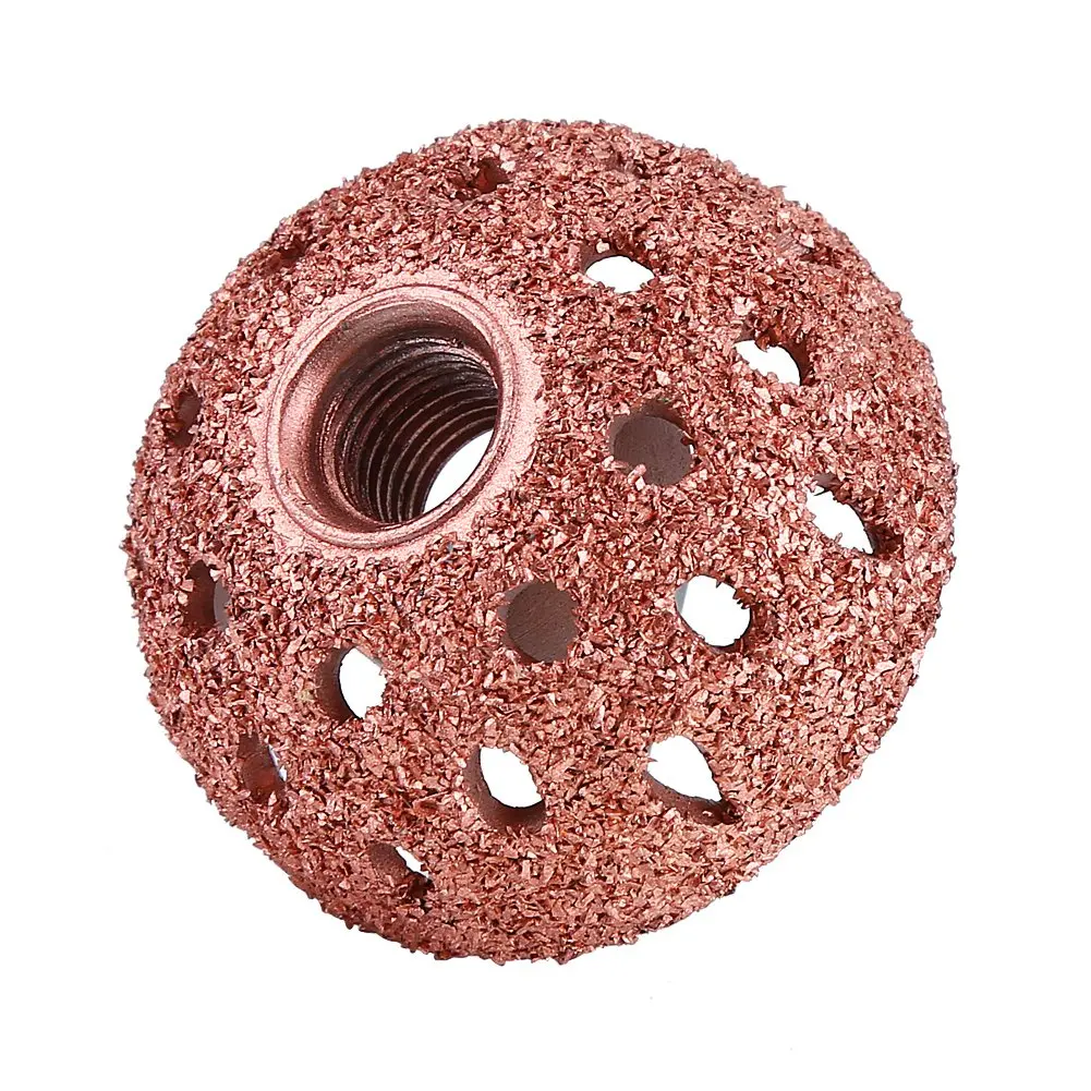 

High Qualit Made Of Premium Tungsten Alloy 9mm/0.35in 38mm Tire Repair Grinding Head Coarse Grit Buffing Wheel With Linking Rod
