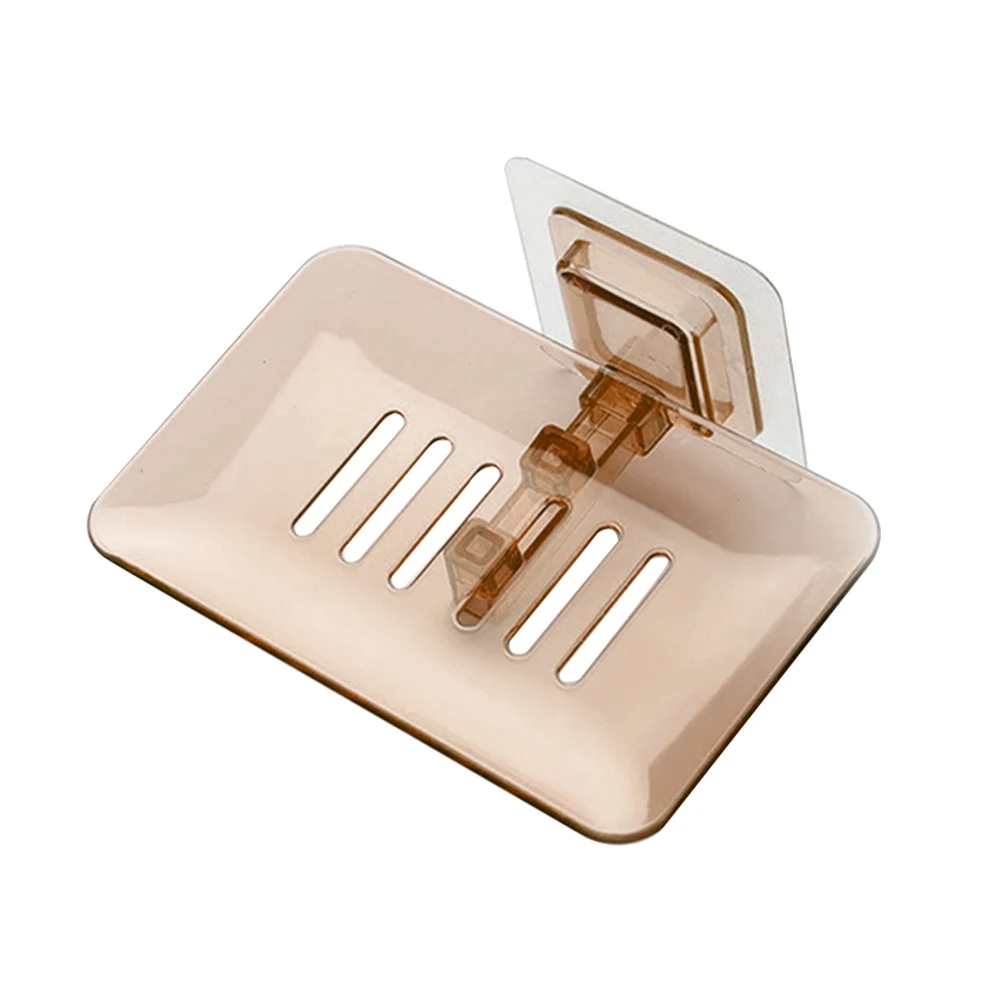 

Crystal Wall-mounted Tray Case Leachate Dish Storage Rack Soap Box Shelf