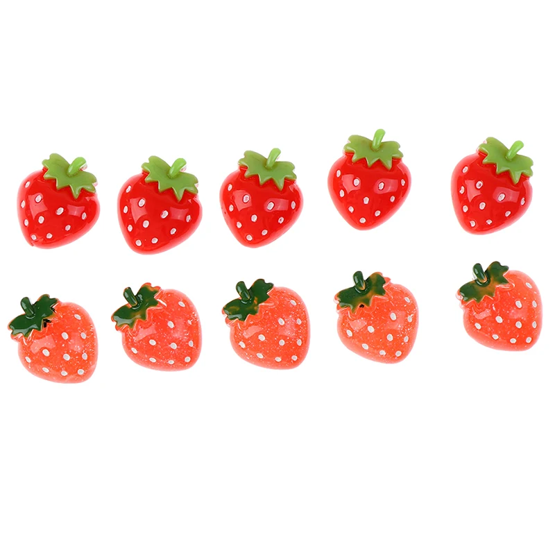 

5Pcs Creative Cartoon Strawberry Decoration Fridge Magnets Stickers Resin Powerful Refrigerator Magnet Stickers Toys Home Decor