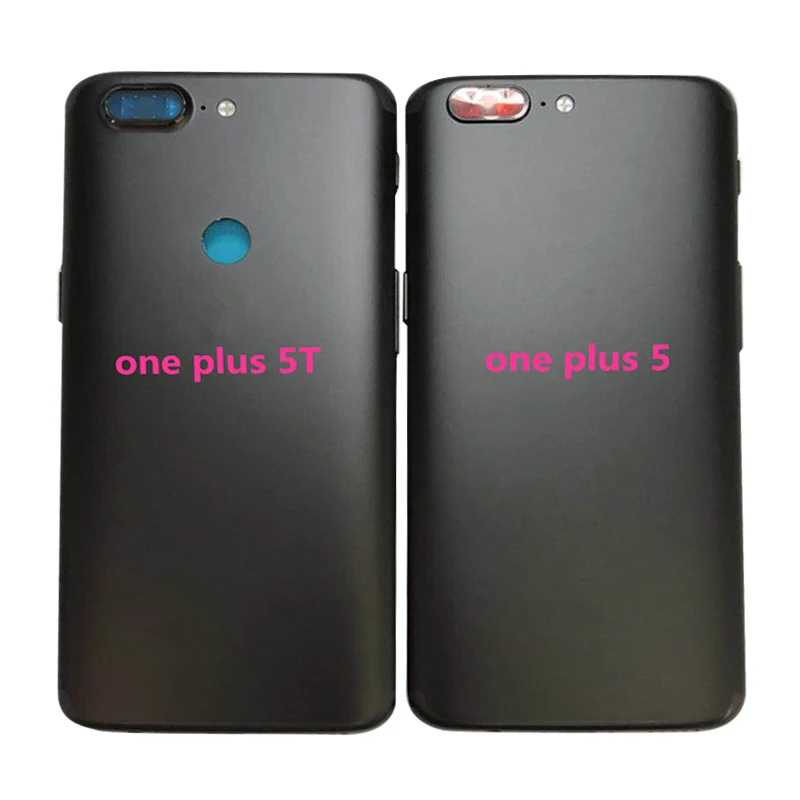 Axisinternational для OnePlus 5 A5000 One Plus 5T A5010 Задняя крышка батареи+ боковые кнопки питания+ стеклянная вспышка объектива+ лоток для sim-карты