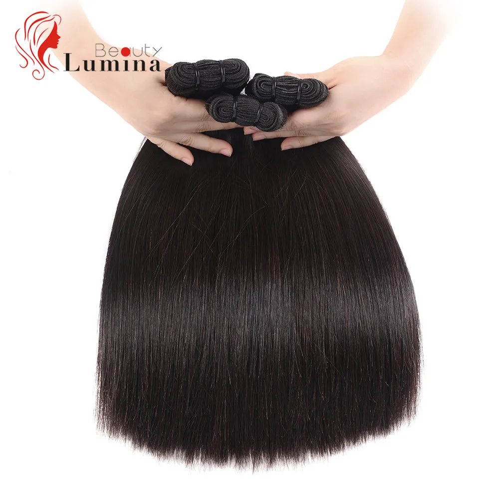 Супер двойные пряди натуральных волос бразильские прямые волосы для женщин 100%