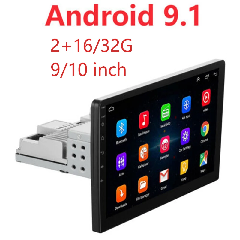 Автомагнитола 1 din 9/10 дюйма Android 9 2 + 16/32 ГБ Gps USB|Автомагнитолы| |