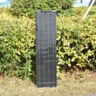 Комплект гибкой солнечной панели 50 Вт 100 Вт 12 в 50 Вт 24 в 100 Вт автомобильные солнечные аксессуары  высокоэффективный заряд для бытовых хозяйств, кемпинга, RVs, яхт, уличных фонарей