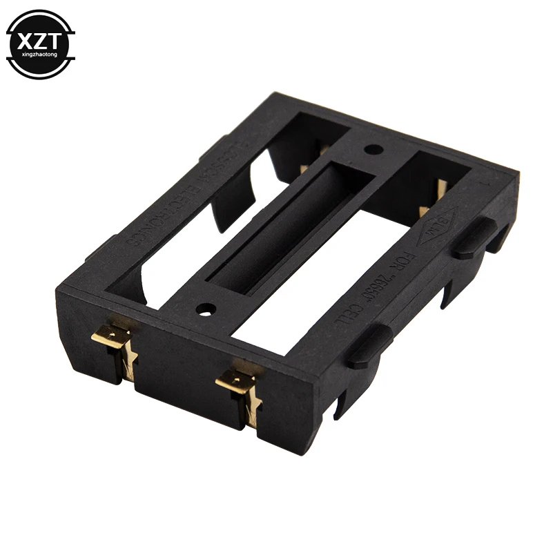 Чехол для батарей smd 1/2x26650 коробка хранения бронзовые значки 1x2 слота 26650 корпус