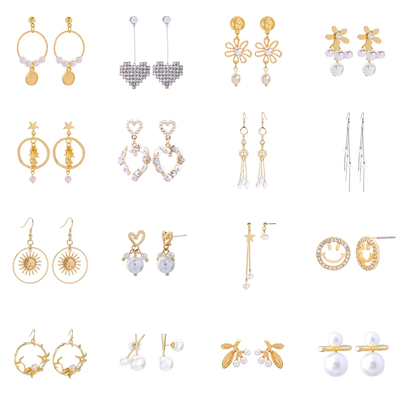 Изящные Жемчужные Серьги капельки специальная цена серьги золотого цвета