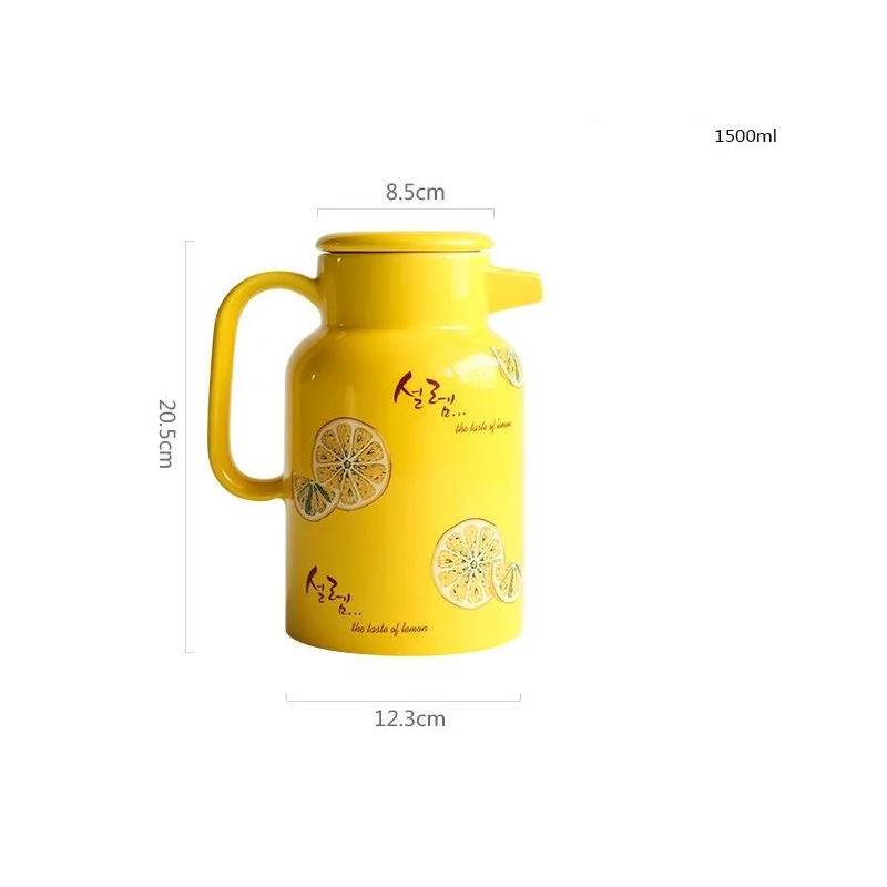 1500 мл керамические бутылки для воды холодный чайник Без взрыва кувшин большой