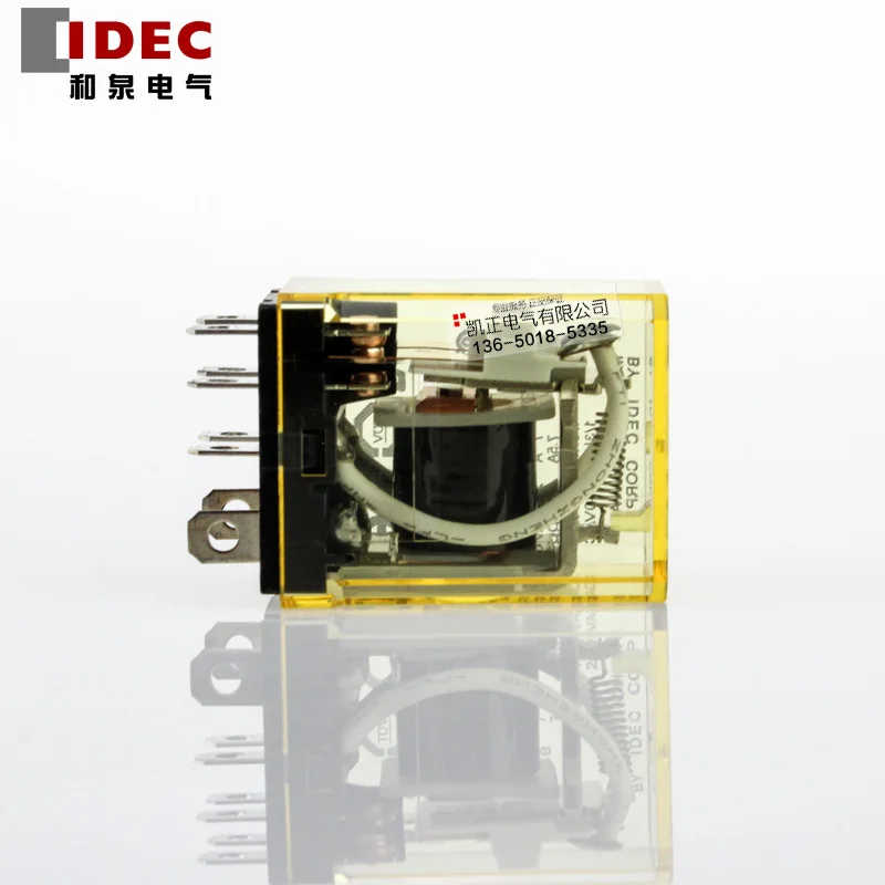 Peças-relé Intermediário Autêntico Original Idec Embutido de Moda Urbana Ac220v Dc24v Aberturas Fechar 10a Pés de Largura 5 Peças e acessórios do gerador