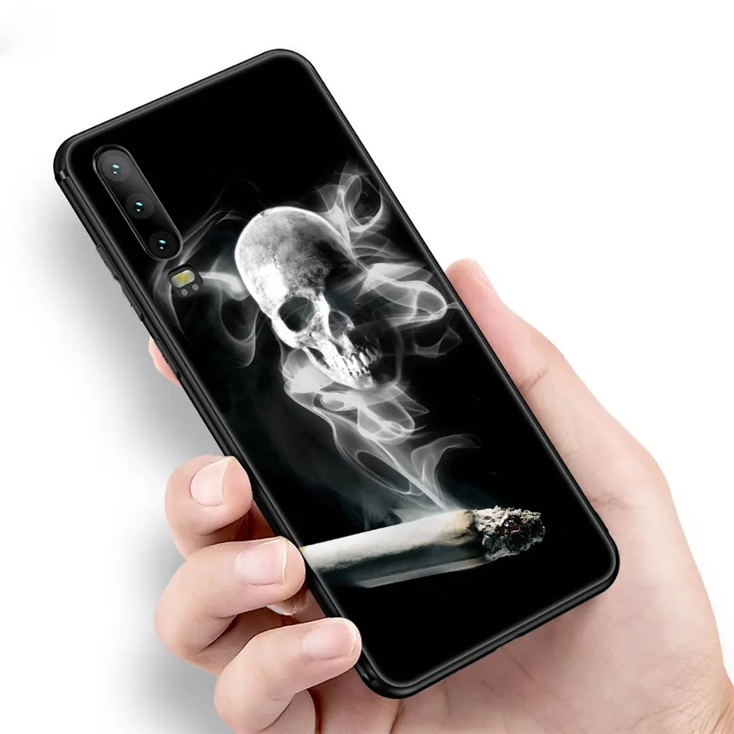 No smoking Soft Silicone Case for Huawei P Smart Z Plus 2019 P30 P20 P10 Lite Pro Phone Cover |
