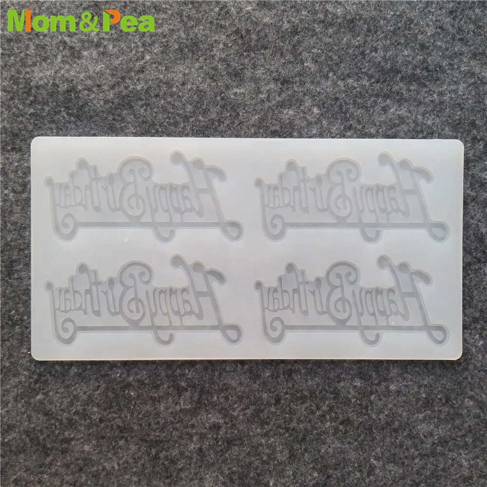 

CX171 4-С Днем Рождения силиконовые формы шоколада декоративные штамповый торт декоративные украшения вставные инструменты