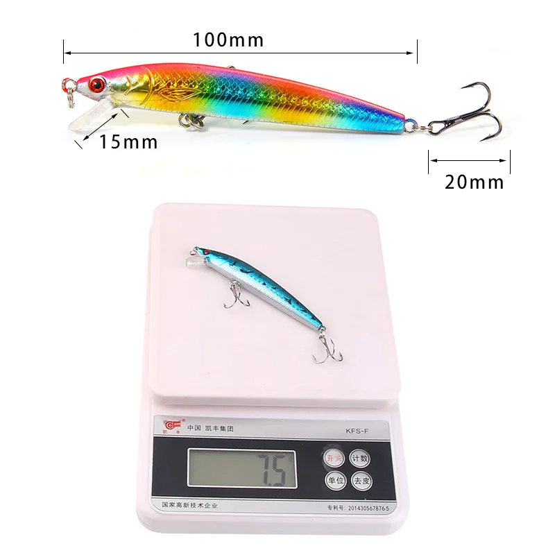 Рыболовная приманка 10 см 7 г | Спорт и развлечения