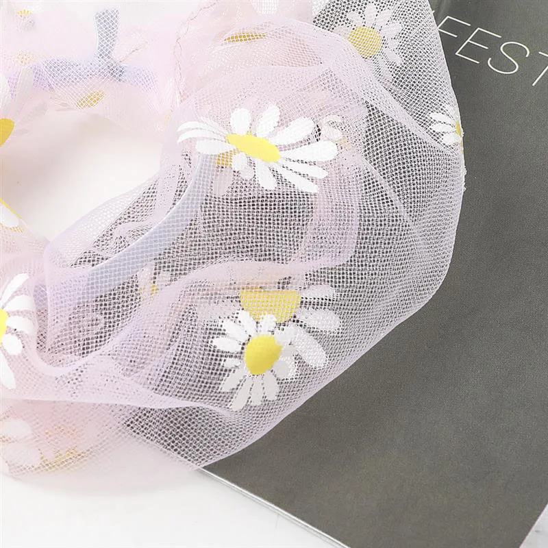 Сетчатая вышитая заколка для волос милая веревка девочек повязка на голову