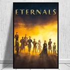 Новые постеры и принты Marvel по мотивам фильма супергероев Eternals, холст, настенная живопись, домашний декор, настенные картины, украшение для гостиной
