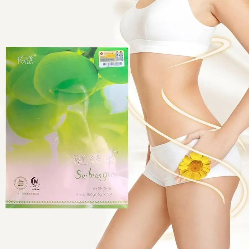 Зеленый сливы Вес потери диета для похудения жира Burnning 15 шт./упак. миндальные