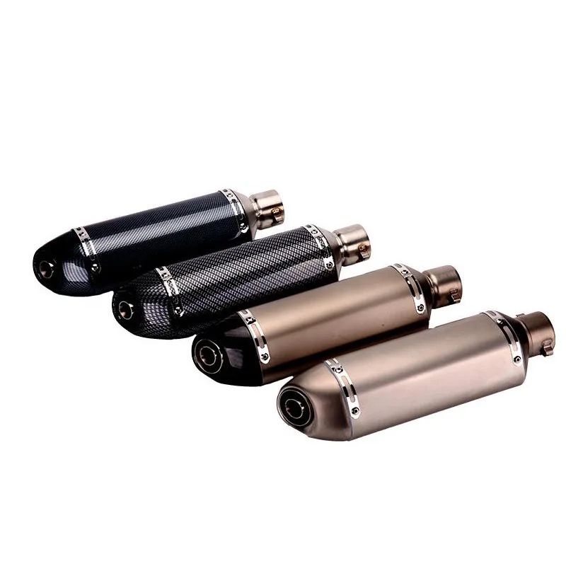

Universal GY6 Motorcycle EXHAUST Scooter Modified Muffler Exhaust Escape GP CBR 125 250 CB400 CB600 YZF FZ400 Z750 Z1000 RACING