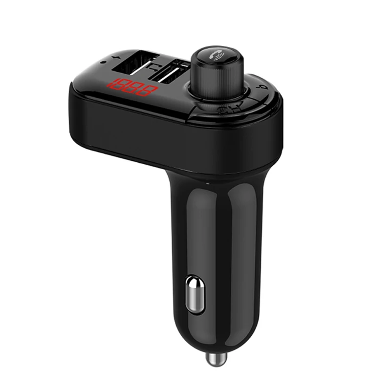 

Car Bluetooth-compatible 5.0 FM Transmitter Wireless Handsfree Audios Receiver Auto MP3 Player 3.1A Dual USB Fast