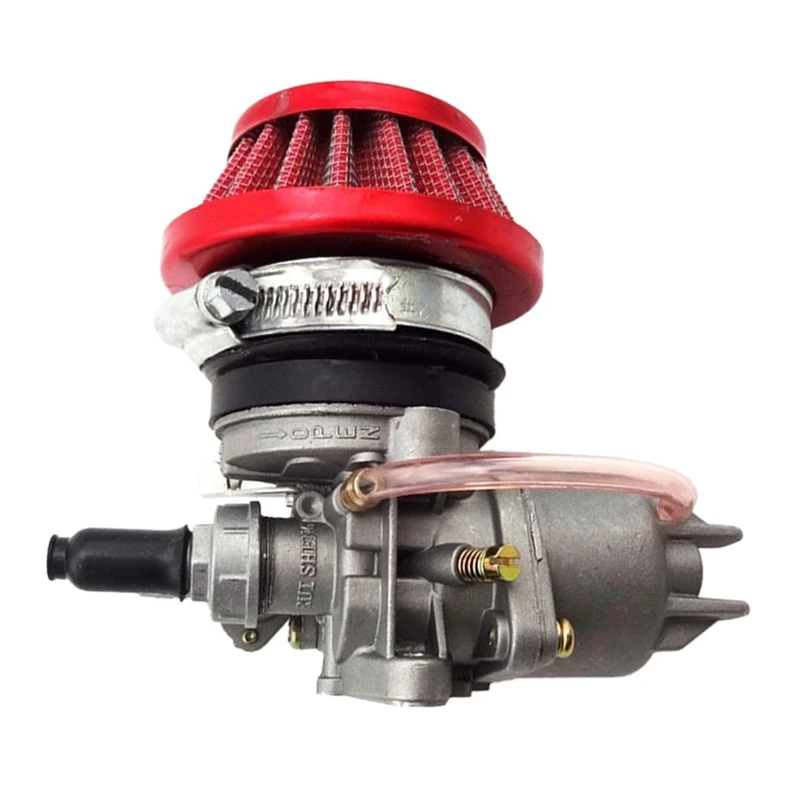 Карбюратор арматура карбюратора Carby + красный воздушный фильтр стек для 2 тактный