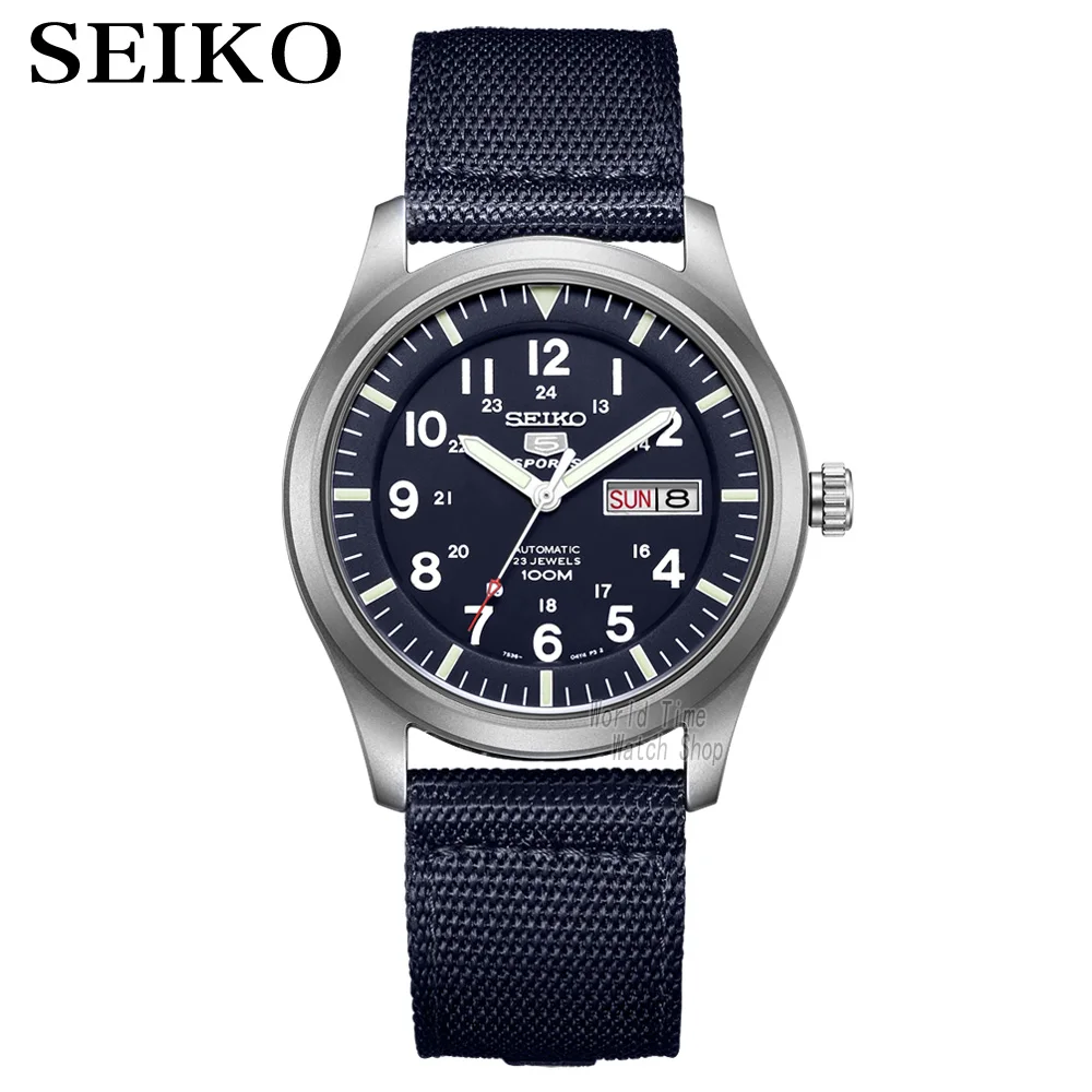 Seiko часы мужские 5 автоматические люксовый бренд водонепроницаемые спортивные