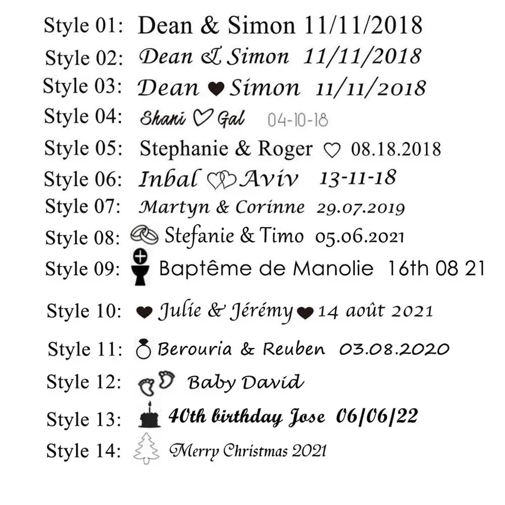 50 шт. индивидуальные деревянные Свадебные сувениры и подарок для гостей