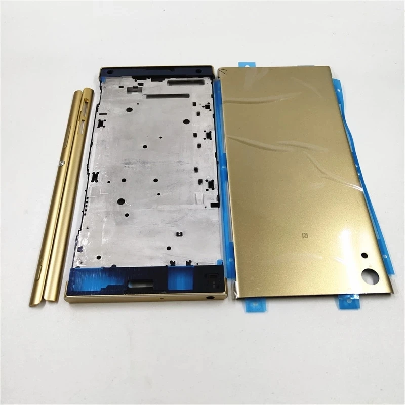 Для Sony Xperia XA1 Ultra C7 G3226 G3212 полный корпус средняя передняя рамка Корпус + Боковая