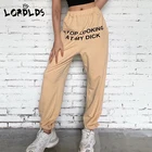 Женские тренировочные брюки LORDLDS, уличные брюки в стиле хип-хоп для женщин на лето 2020