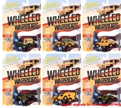 

Johnny lightning cars 1:64 The warriors fought World War II Korean War The hummer & Jeep & Dodge Collection car