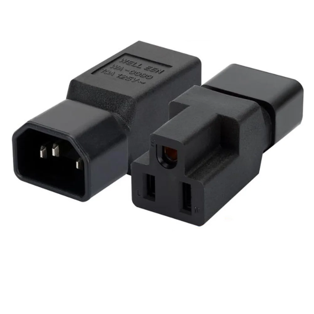Черный ПВХ медь 10A/16A 250V IEC320-C14 to AU EU немецкий Франция Swiss US 5-15R 5-20R 6-15R 6-20R |