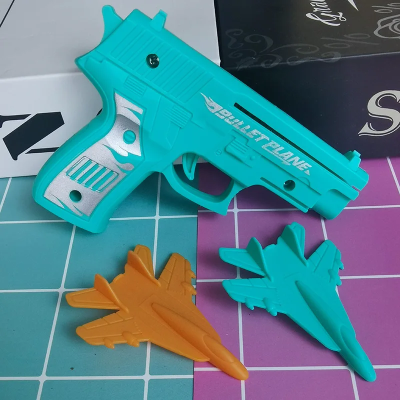 Мини-катапульта самолет игрушечный пистолет пусковой для стрельбы настольная