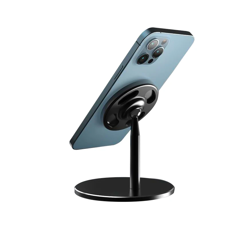 2020 New Mini Wireless Magnetic Charger Dock Mobile Phone Holder Desk Stand For IPhone 12 Pro Max Metal | Мобильные телефоны и