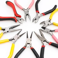 1pcs round nose cutting wire pliers for jewelry making handmade accessories jewelry making tools diy manual pliers handmade tool