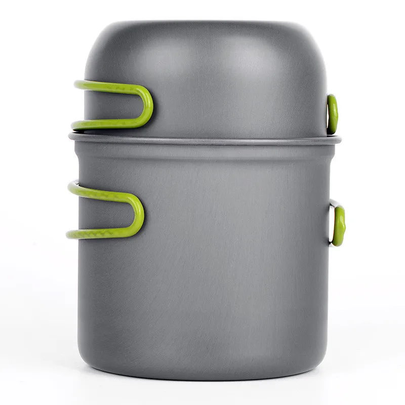 Горшок для кемпинга набор посуды отдыха на открытом воздухе пешего туризма