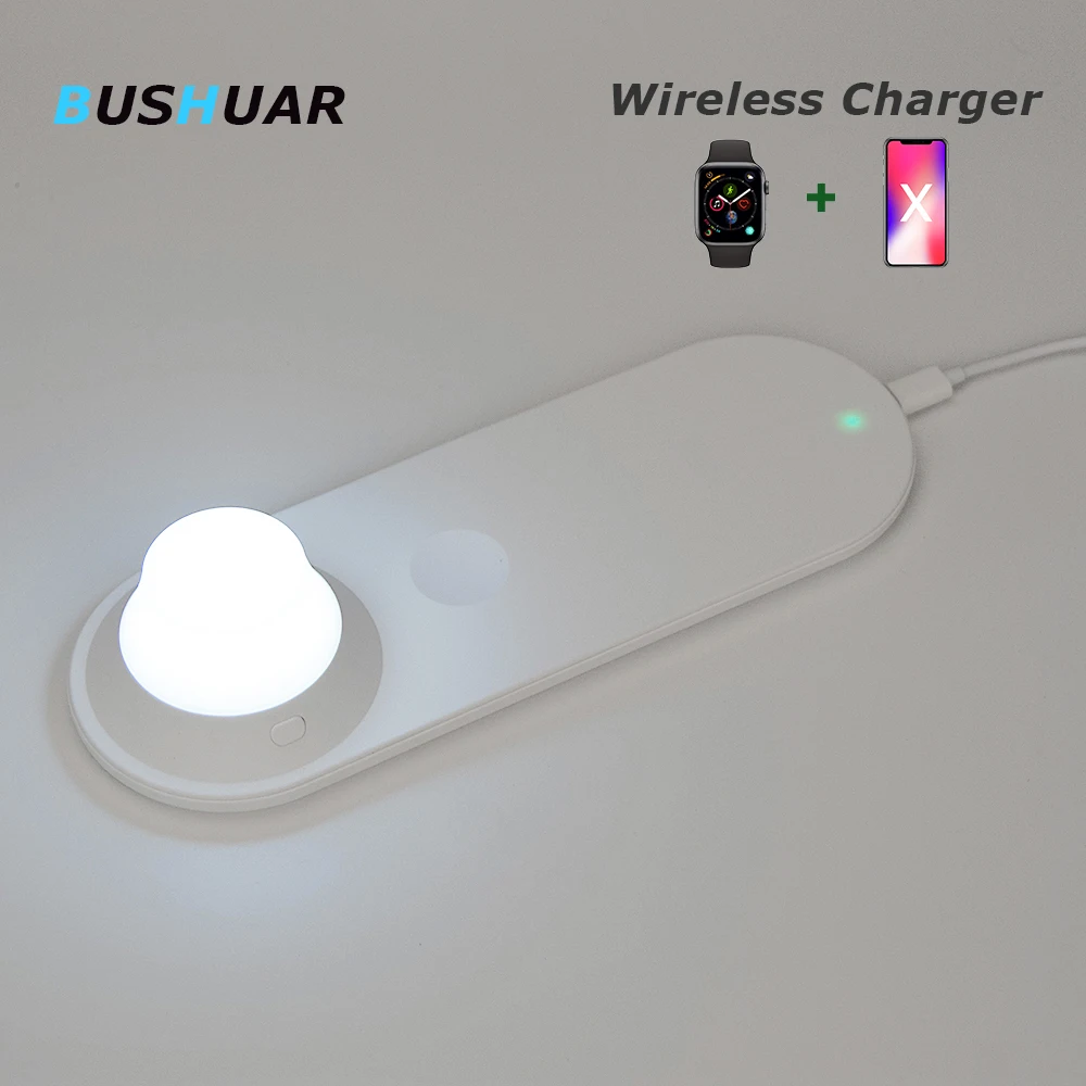 Беспроводное зарядное устройство BUSHUAR Yeelight светодиодный ночник магнитная