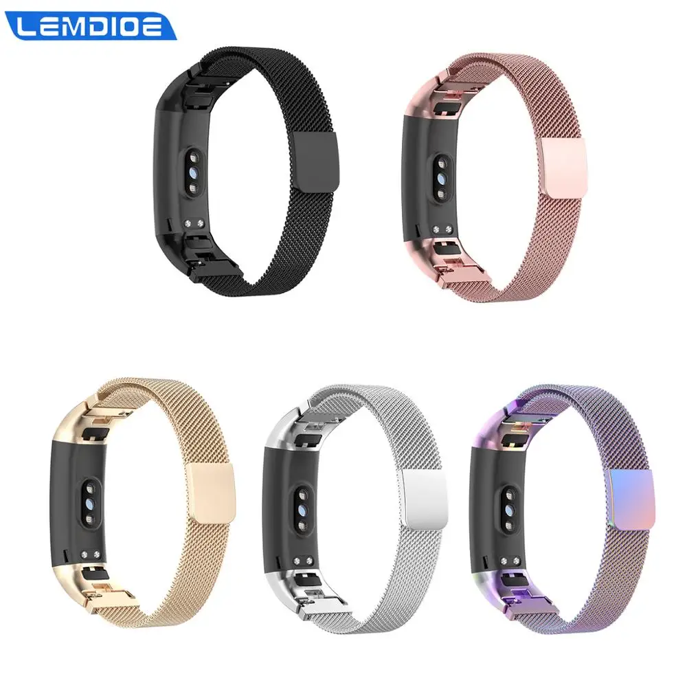 LEMDIOE умные аксессуары для huawei Honor Band 5 ремешок сменный Браслет 4 браслет магнитный