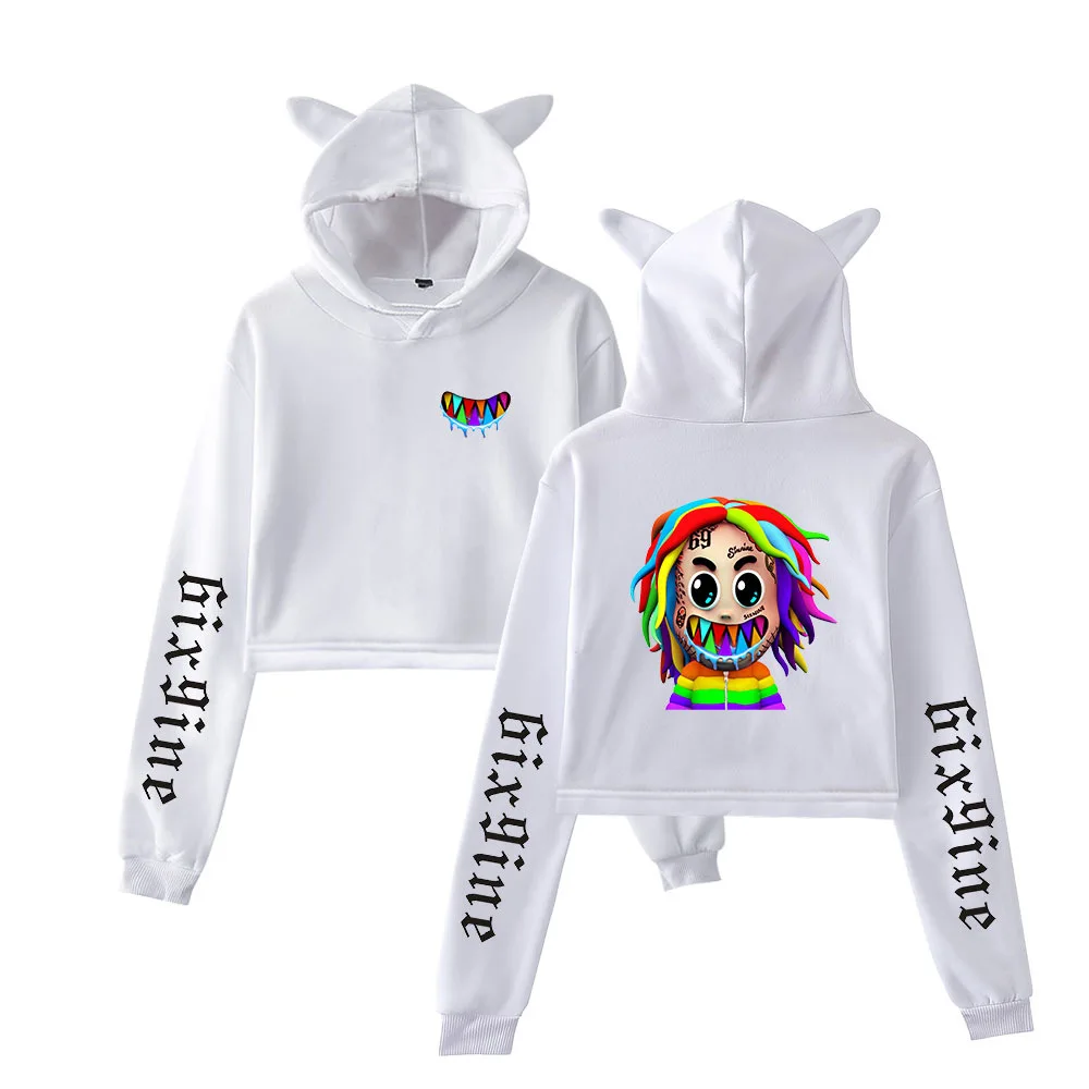 Женская толстовка с капюшоном в стиле хип-хоп