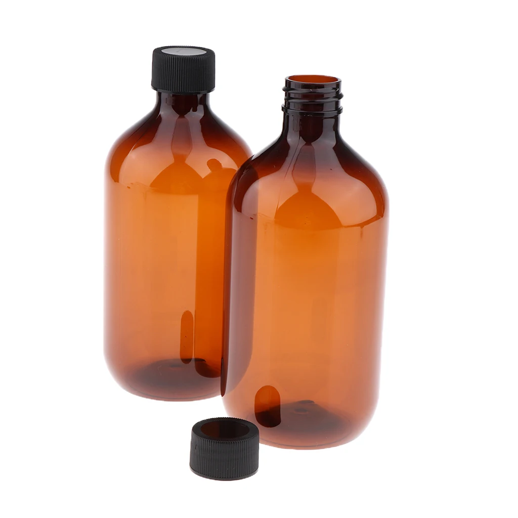 2 шт. 500 мл пластиковая винтовая бутылка для шампуня путешествий косметический