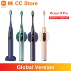 Глобальная версия Oclean x pro Ультразвуковая электрическая зубная щетка для Зубная щётка сенсорный Экран Oclean Зубная щётка, способный преодолевать Броды для взрослых IPX7 Быстрая зарядка APP Управление