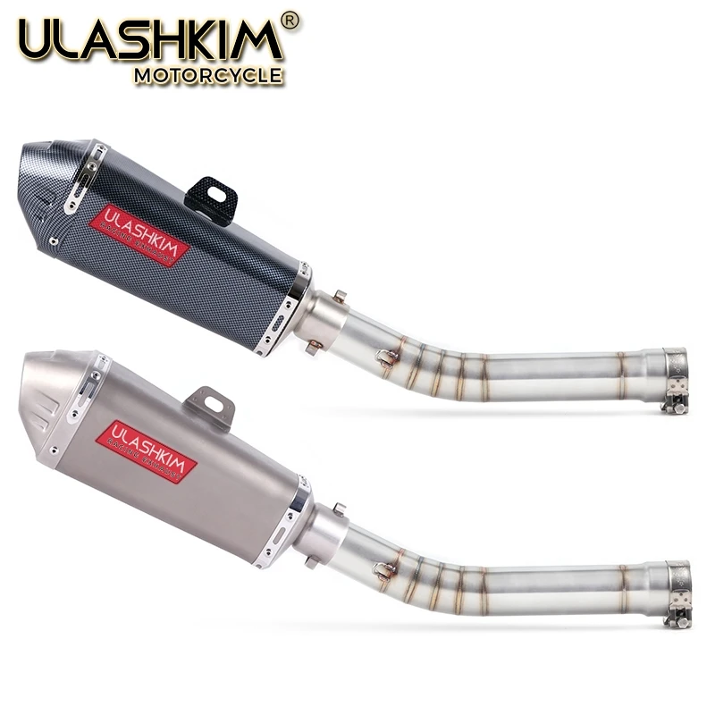 Глушитель выхлопной трубы мотоцикла средний передний Lik Slip On для Yamaha YZF 600 R6 1998 до