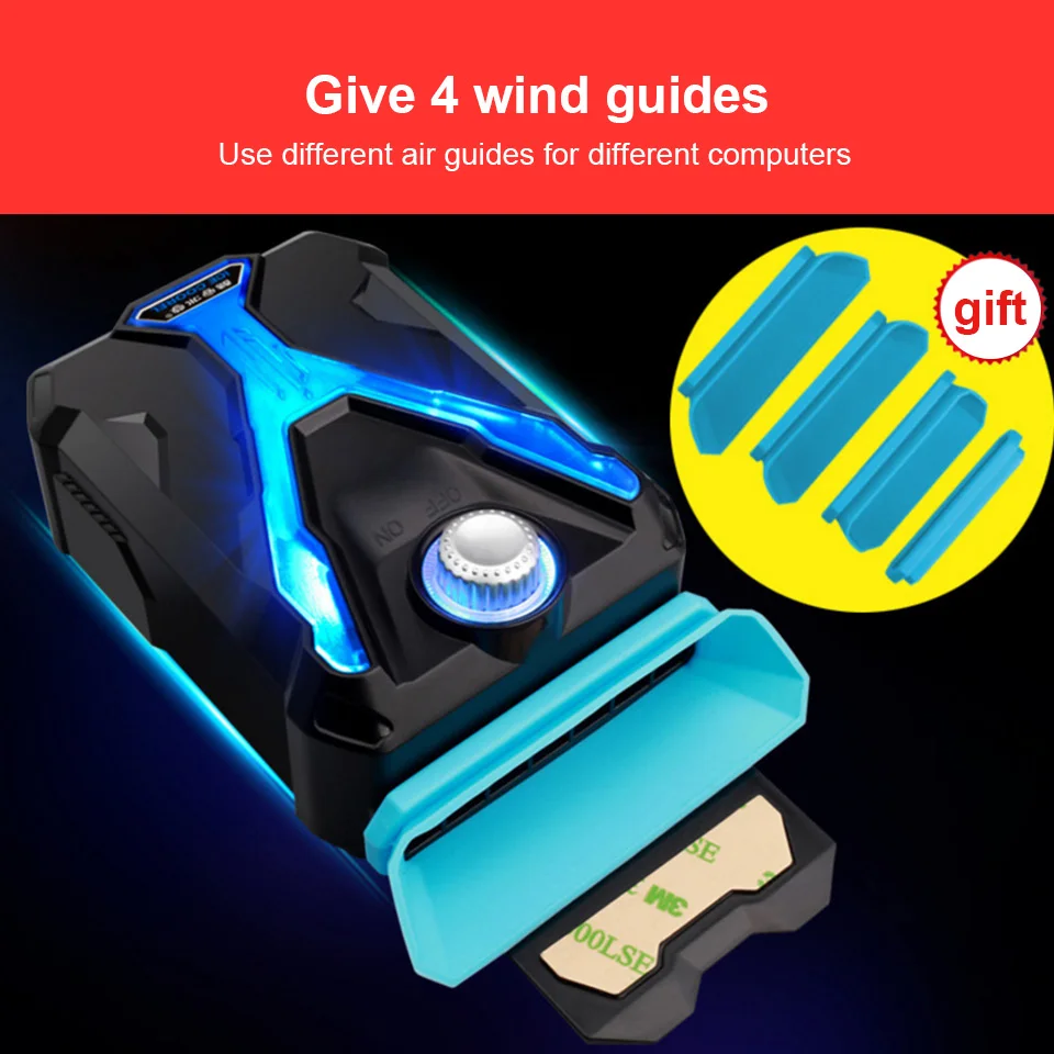 Горячий вентилятор охлаждения процессора для ноутбука с выходом воздуха USB