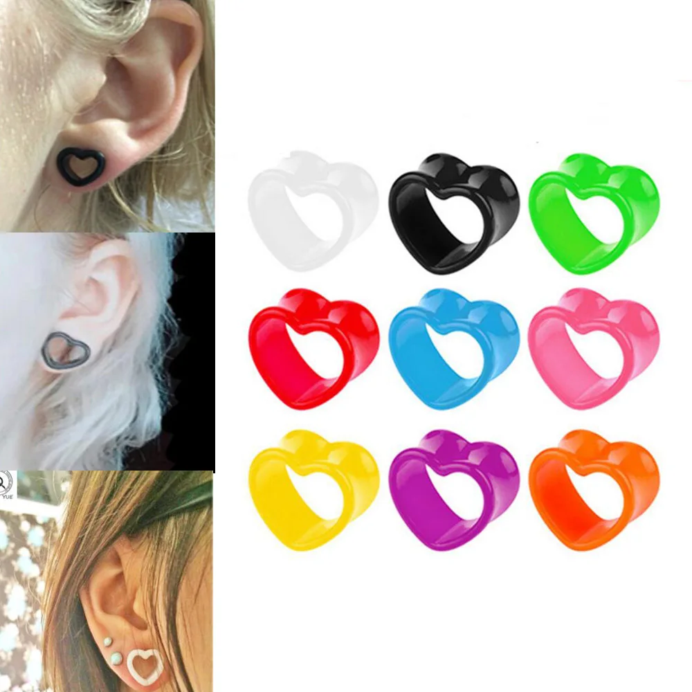 

2 шт., акриловые серьги-туннели большого размера