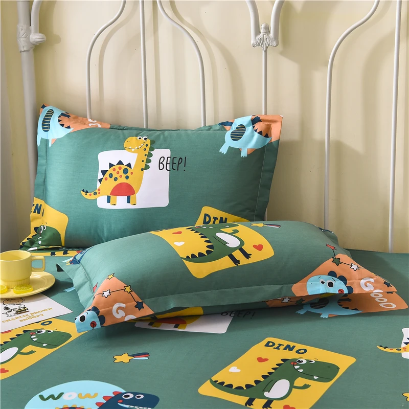 Натуральный хлопок простыня матрац с героем мультфильма покровный лист