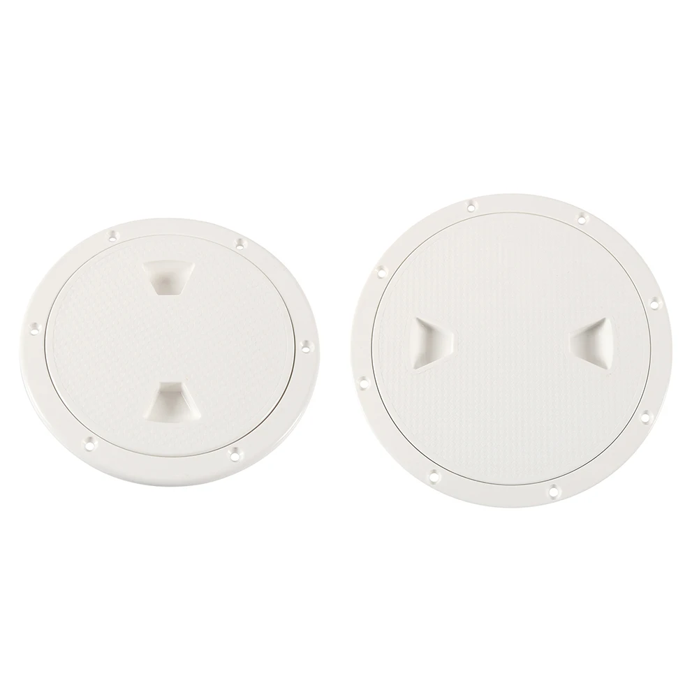 

ABS Plastic 6/8 Inch Round Deck Cover Access Hatch Cover for Marine Boat RV Non-Skid Inspection Door Boat Parts