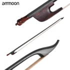 Ammoon лук для скрипки в барочном стиле 44, скрипка, лук из углеродного волокна, круглая палка со змеиным концом, белый конский волос