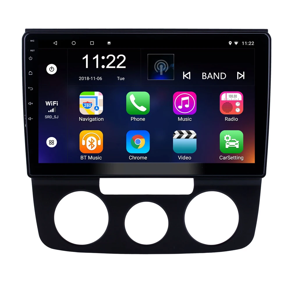 

Eastereggs 2 Din Android Car Radio for Volkswagen Bora MT 2006-2010 Autoradio WIFI GPS Navigation FM Bluetooth Stereo Head Unit