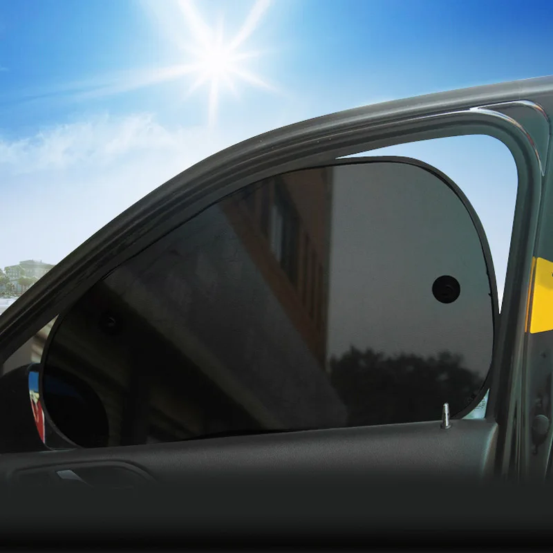 Durable Car sunshade window sunscreen insulation side block shade mesh curtain UV protection Black Kids Baby | Автомобили и