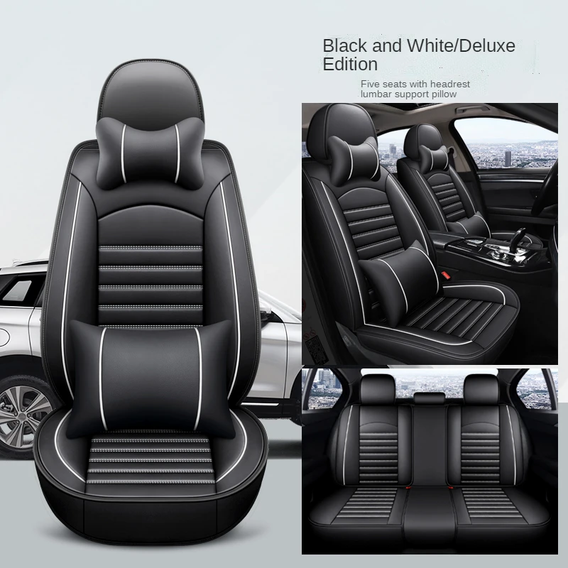 

Full Coverage Leather Car Seat Cover for VW GOLF CC T-ROC Bora EOS Caddy Polo Jetta New Beetle Passat Car Accessories Auto Goods