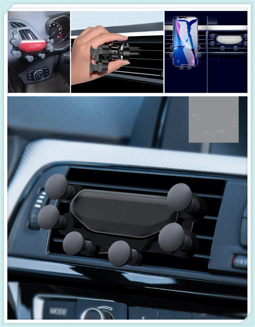 Универсальные автомобильные аксессуары гравитационный смартфон навигационный